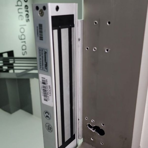 Venta e instalación de control de acceso con electroimanes de alta retención para seguridad perimetral de empresas en Guadalajara.